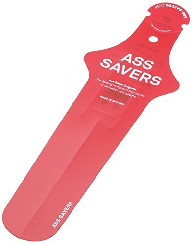 Ass Savers Original Foldable Mud Guard - Red, 34 cm by ASS SAVERS