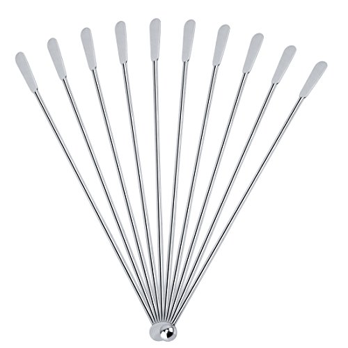 FOKOM 10 St. 19cm Cocktailspieße Cocktailrührer Rührstäbchen Kaffeerührer Cocktail Stirrer Swizzle Stick Kaffee Stirrer Rührer - 2