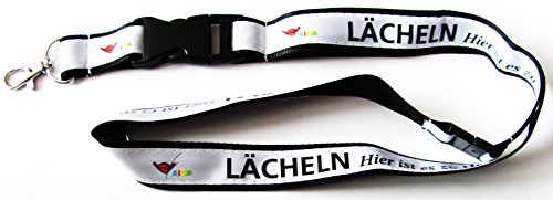 Preisvergleich Produktbild Aida - Lächeln - Hier ist es zu Haus - Schlüsselband (schwarz)