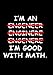 Produktbild I'm An Engineer Notebook: .I'm Good At Math 7 x 10 Inch Ruled Notebook for Smart People Who Can't Spell