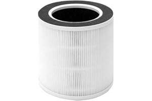 Senelux Replacement Filter for Senelux Air Purifier, 3-in-1 Pre Filter, True H13 HEPA Filter & High-Efficiency Activated Carbon Filter Set - 1 Pack