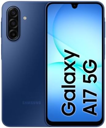 Samsung Galaxy A17 5G, 3 anni di Garanzia del produttore, Android 15, Display Super AMOLED 6.7", 4GB RAM, 128GB, Batteria 5.000 mAh, Resistenza IP54, memoria espandibile, Blue [Versione Italiana]