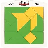 Pilsan Desen Kartlı Tangram
