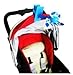 MONDAYNOON Clip-on With USB Mini Stroller Fan for Baby Cots Playpens (Green)