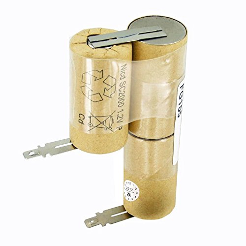 AccuCell Akku passend für Kenwood FG155 Käsereibe Akku mit Steckkontakten