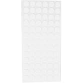 FURNDIY Vida &Ccedil;ivi Gizleyici Tapa 15mm x 78 Par&ccedil;a | &Ccedil;ivi Ve Vida Deliği İ&ccedil;in Gizleyici Sticker | Kendinden Yapışkanlı Vida Tap