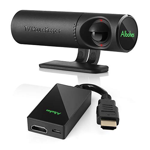 albohes Sensor Inteligente de Televisión para Niños, Proteger los Ojos de los Niños, Prevención de Miopía, Sensor de Distancia de TV para Infantil con Control Remoto de App