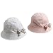 flower print summer cotton sun hat for baby girls kids toddler infant bucket cap for 1-3 years old baby 1