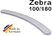 NAILFUN 10 Zebra Boomerang Nail Files Grit 100/180