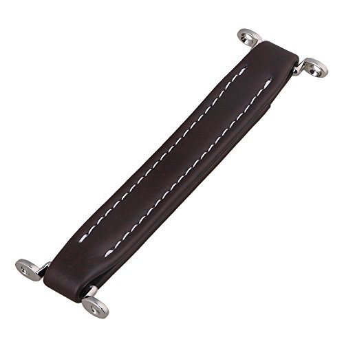 BQLZR 218x31mm Coffee Color Vintage Guitar Audio AMP Handle Strap Replacement for Speaker Cabinet Amplifier