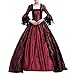 Produktbild YiYLunneo Damen Langarm Renaissance Mittelalter Kleid Gothic Viktorianischen Königin Kostüm mittelalterlichen Adels Palast Prinzessin Maxikleid Vintage Bandage Retro Flare Court Princess