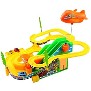 Hot Wheels Magical Construction Kids Flexible Race Car Track Set