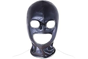 TM-mall Cuero Negro, Divertidos Juegos de encuadernación, Unisex.