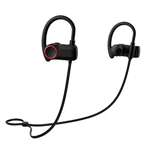 WEARFIT Charge Plus Bluetooth 4.1 in Ear Wireless Sports Earphones with Microphone (Black)