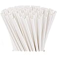 FDA Approved Paper Straw - 100% Biodegradable and Dye Free - Size 6mm x 200mm (100)