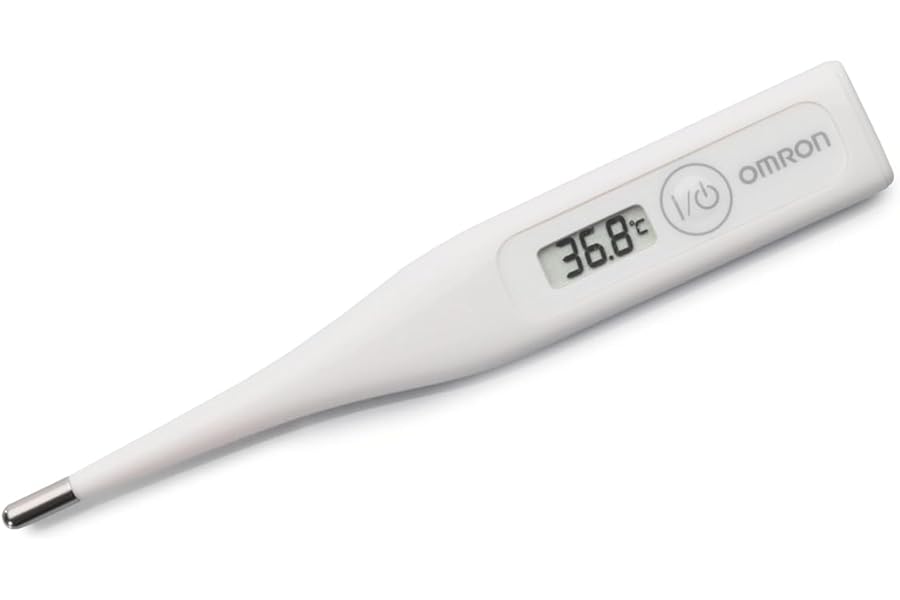 OMRON Eco Temp Basic Fever Thermometer - Baby and Adult Thermometer with Rounded Tip for Comfort - Simple and Reliable Digital Thermometer