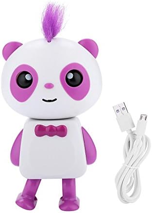 Zerodis Smart Electronic Robot Panda Toy Wireless Mini Bluetooth Speaker Adorable Intelligent Dance&Sing Pet, Gift for Children Adults Friends (Purple)