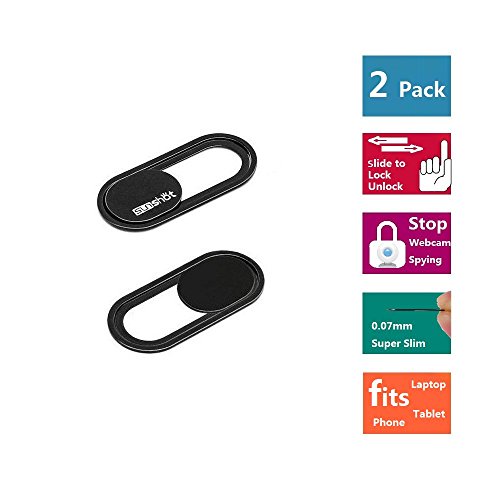Webcam Cover 0 7mm THIN - Magnet Slider Kamera Abdeckung - Sch  tzt Ihre Privatsph  re  stoppt Webcam Spionage  passt Smartphone Laptops Macbooks PCs 