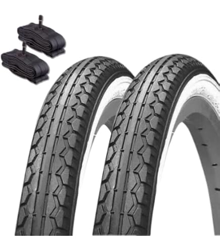 2 Copertoni + 2 Camere D'Aria Per Graziella 20x1.75 (47-406) - Bianco Nero - Ecovelò - Foto 5