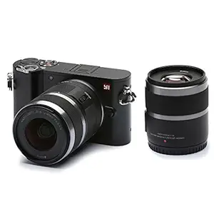 YI 95013 20 MP Mirrorless Digital Camera (Black) with 12-40mm F3.5-5.6 42.5mm and F1.8 Interchangeable Lens