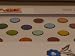 Multicoloured Round Bindi Large Pack Approx 30 Self Adhesive Indian Tikka Black Border Gem Bridal RA50