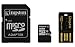 Produktbild Kingston Mobility Kit micro-SDHC/SDXC 16GB Klasse 10, Karte plus SD und USB-Adapter