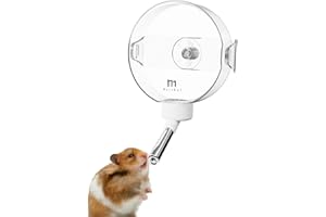 Marchul Bouteille d'eau pour Hamster, Bouteille d'eau pour Petits Animaux pour Cage, pour Cochon d'Inde, Distributeur d'eau pour Lapin/Gerbille/Nain (150ml)