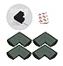 Grasshopr - Special "U" Shaped for Glass Edges Protection Only - Pack of 4 THICK Baby Child Infant Kids Safety Safe GLASS Corner Edge Cushions Guard Protector RS.249.00