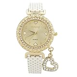 Habors Analogue White Leather & Non-Precious Metal Beige Dial Watch for Women and Girls - JFBD357WH RS.549 (72.00% Off) - Amazon