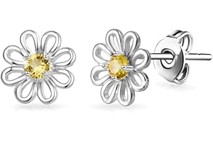Philip Jones Daisy Stud Earrings Created with Zircondia® Crystals