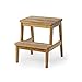 Produktbild Klappstufen WSSF- 2 Stufenleiter Hocker Massivholz Kinderhocker Klein Mazar Hocker Schuhbank Trittfläche Fußbank Küche Hocker Hausgarten Werkzeug DIY Trittleiter - 100kg Kapazität