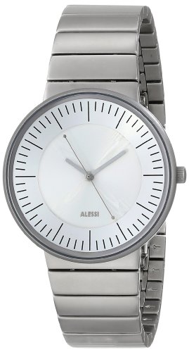 Alessi Herren-Armbanduhr Analog Quarz Edelstahl silber AL8000 Alessi Herren-Armbanduhr Analog Quarz Edelstahl silber AL8000
