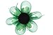 VGLOOK Flower Feather Fascinator Headband Wedding Headwear For Ladies Day Race Royal Ascot Green