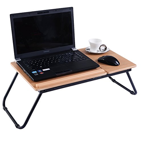 Laptoptisch Laptoptablett Betttisch Notebooktisch Klapptisch Notebook Laptop Arbeitstisch Tisch stark Laptopständer Klappbar - 6