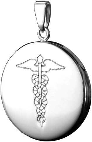 InfomedicStainless Steel Pendant - Round Shape (inc. Chain)