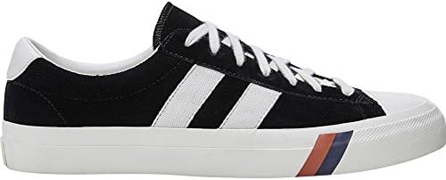 PRO-KedsMen's Royal Plus Classic Suede Sneaker, Black, 7 UK