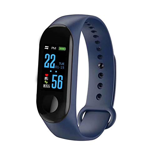 Preisvergleich Produktbild M3 Smart Armband Farbdisplay IP68 Wasserdichtes Herzfrequenz-Blutdruckmessgerät Austauschbare Uhr Für Android IOS