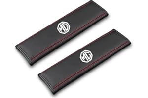 MMHGFIR 2 Pezzi Auto Copri Cintura di Sicurezza, per MG HS MG3 MG5 MG6 MG7 ZS GS MG4 Imbottiture Cinture Sicurezza Traspiranti Adulti Interni Accessori