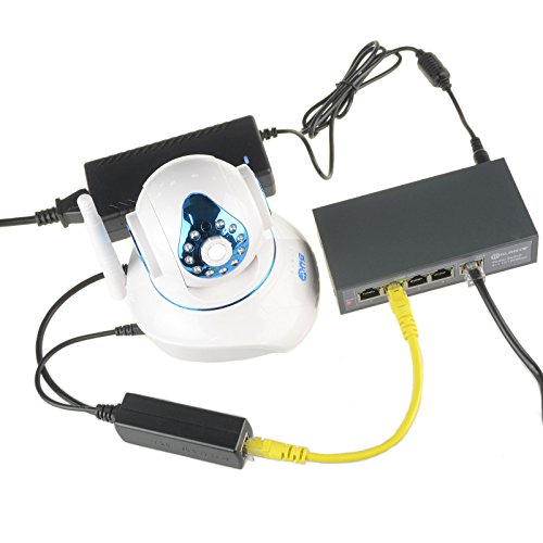 DSLRKIT Active PoE Splitter Power Over Ethernet 48V to 5V 2.5A Compliant IEEE802.3af - 6