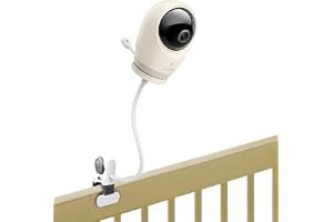 Hållare för eufy babymonitor med kamera E21/E20/C10, universell babykamerahållare för eufyBabyphone E21, flexibel fastsättning klämhållarstativ, tillbehör för eufy babymonitor E21/E20/C10