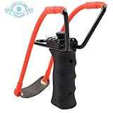 Funtress Profi-Steinschleuder Einstellbar Outdoor Powerful Catapult mit Zusätzlicher Ersatzgummi