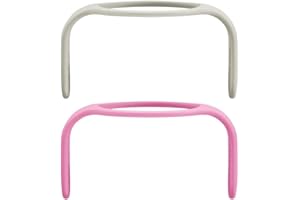 MAM Hold My Bottle Tag & Nacht, Leuchtende Griffe, Kompatibel Mit Flaschen und Trainer, Rutschfest und Ergonomisch, Ab 0+ Monaten, Rosa und Neutral