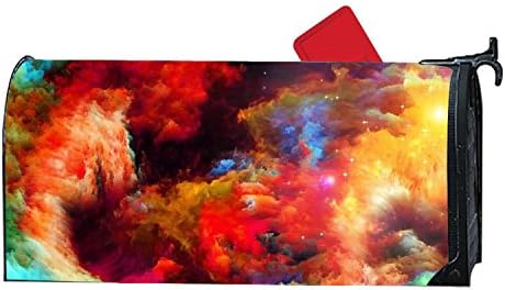 JuLeFan Super Nova Personalized Mailbox Cover Magnetic Fits Standard-Sized Mailboxes