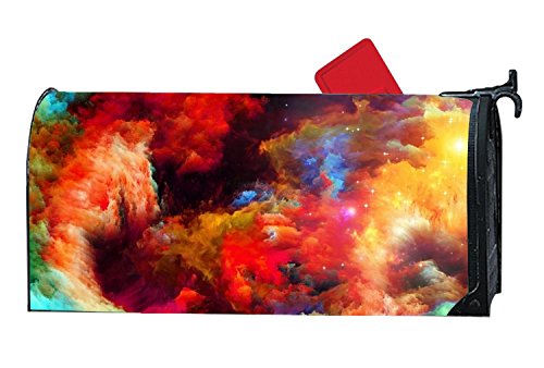 JuLeFan Super Nova Personalized Mailbox Cover Magnetic Fits Standard-Sized Mailboxes