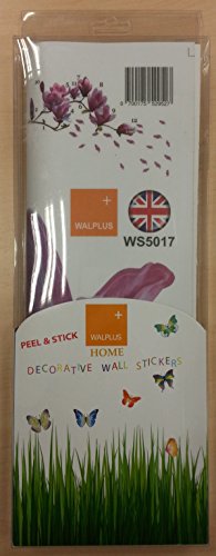 Walplus Wandsticker-Dekoration, große Blüten am Magnolienbaum - 5