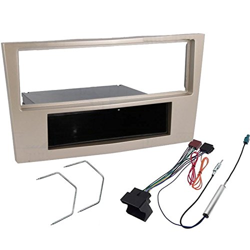 Sound-way Kit Montaggio Autoradio, Mascherina 1 DIN, Cavo Connettore ISO, Adattatore Antenna, Chiavi di Smontaggio compatibile con Opel