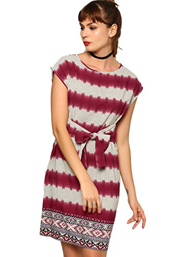 ABOF Women's Shift Knee-Long Dress