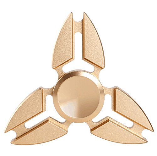 SeOST Fidget Hand Spinner Stress Reducer Metal Crab Triangle High Speed Aluminum Alloy Tri-Spinner Bearing Fidget Toy EDC Fingertips Anti Stress Educational Autism ADHD Rotation Focusing Toys for Kids & Adults (Gold) SeOST Fidget Hand Spinner Stress Reducer Metal Crab Triangle High Speed Aluminum Alloy Tri-Spinner Bearing Fidget Toy EDC Fingertips Anti Stress Educational Autism ADHD Rotation Focusing Toys for Kids & Adults (Gold)