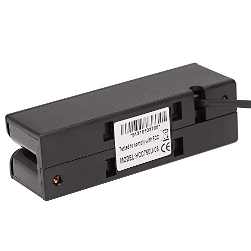 TOOGOO(R)Tragbar USB Programmierbare unterstuetzte Magnetkartenleser Stripe Bidirektionale Swipe - 5