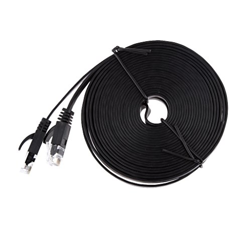 RJ45 CAT5 CAT5e CAT6 Ethernet Netzwerkkabel Mit Lead Flach UTP Patch - 8m